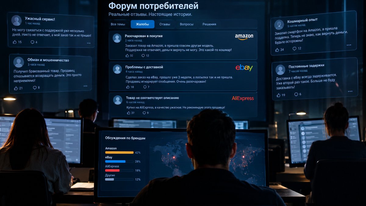 Работа с жалобами на форумах как инструмент черного пиара против конкурентов